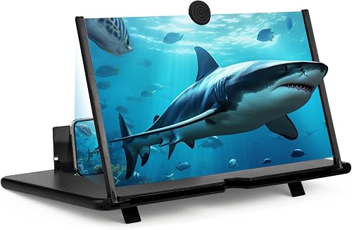 Loupe Vidéo 3D 16 Pouces – Ultra HD– Amplificateur d'écran Smartphone
